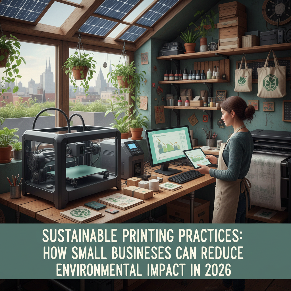 Sustainable Printing Practices: How Small Businesses Can Reduce Environmental Impact in 2026, rustic modern style