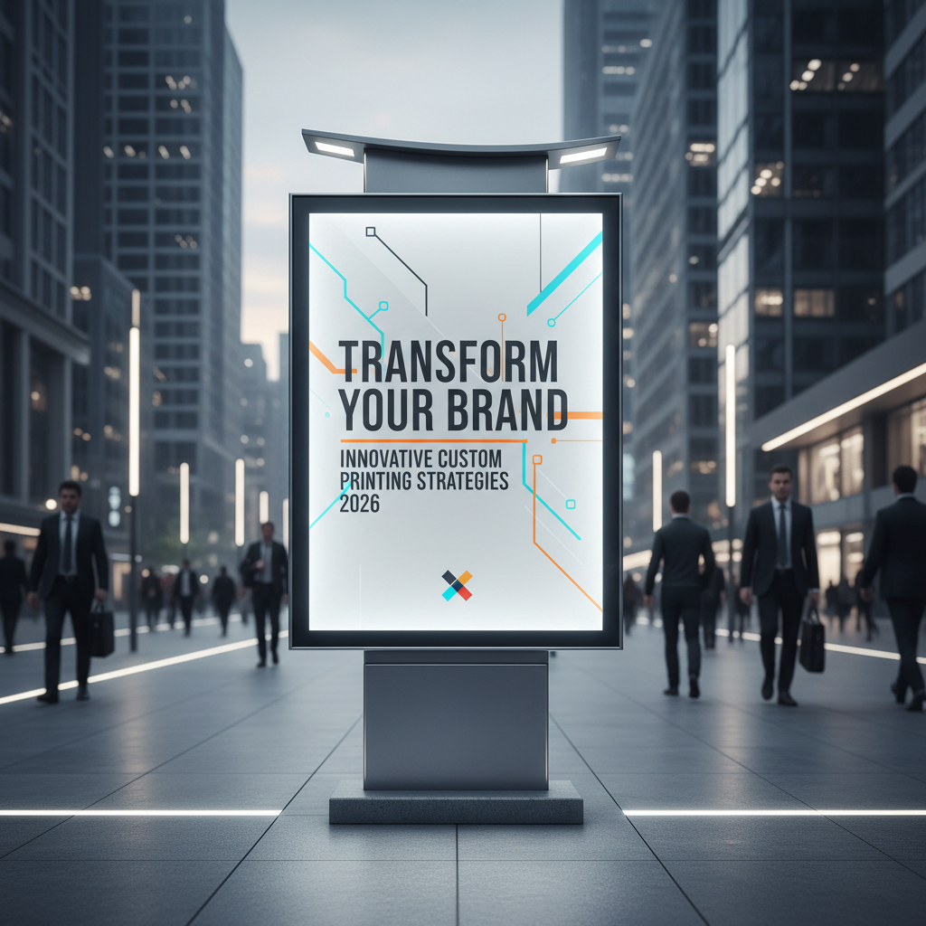 Transform Your Brand with Innovative Custom Printing Strategies in 2026, minimalist urban style.
