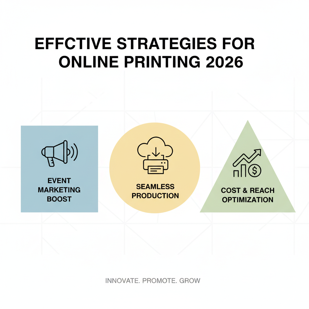 Effective Strategies for Using Online Printing Services to Boost Event Marketing in 2026, minimalist style.