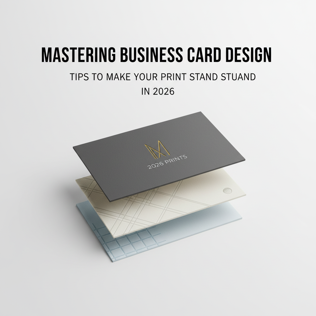Mastering Business Card Design: Tips to Make Your Print Stand Out in 2026, minimalist style